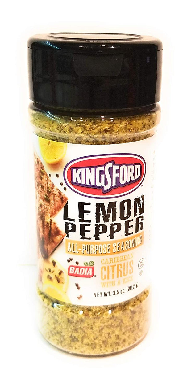 Badia Kingsford Lemon Pepper All-Purpose Seasoning 3.5 oz