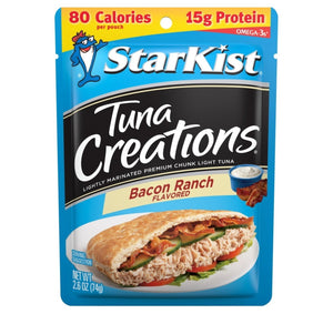 Starkist Tuna Creations Bacon Ranch Flavored 2.6 oz Pouch