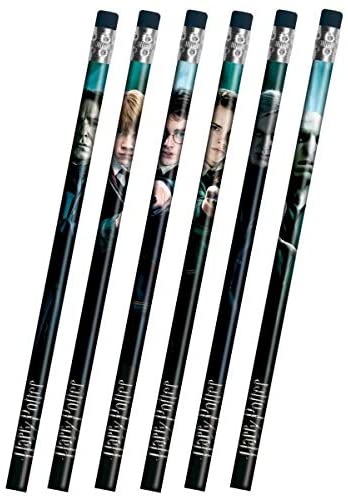 Harry Potter Pencils Movie Print Set of 6