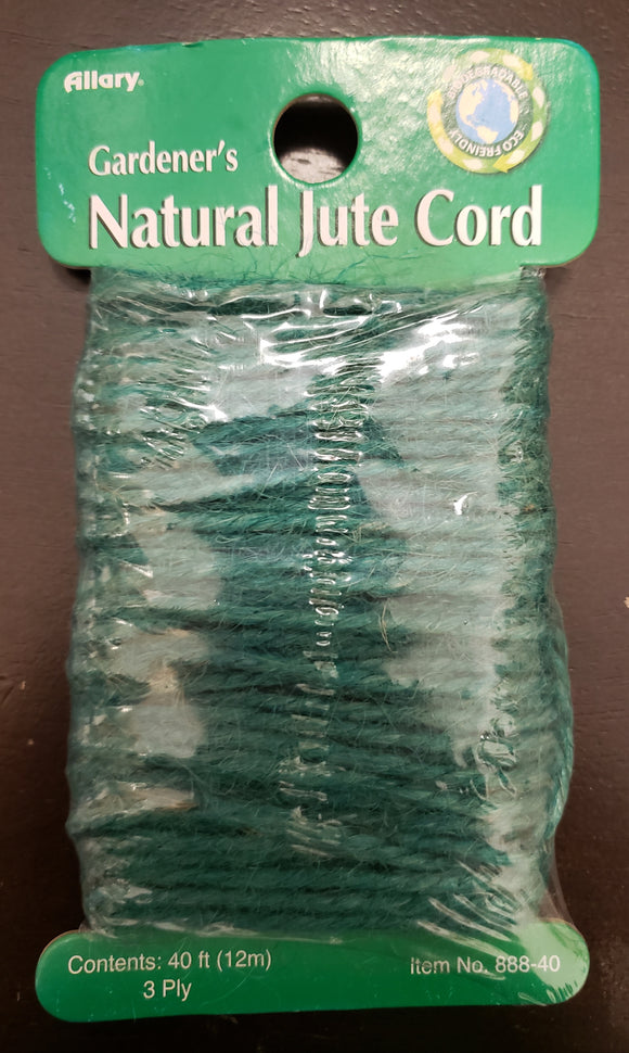 Gardener's Natural Jute Cord 40 ft