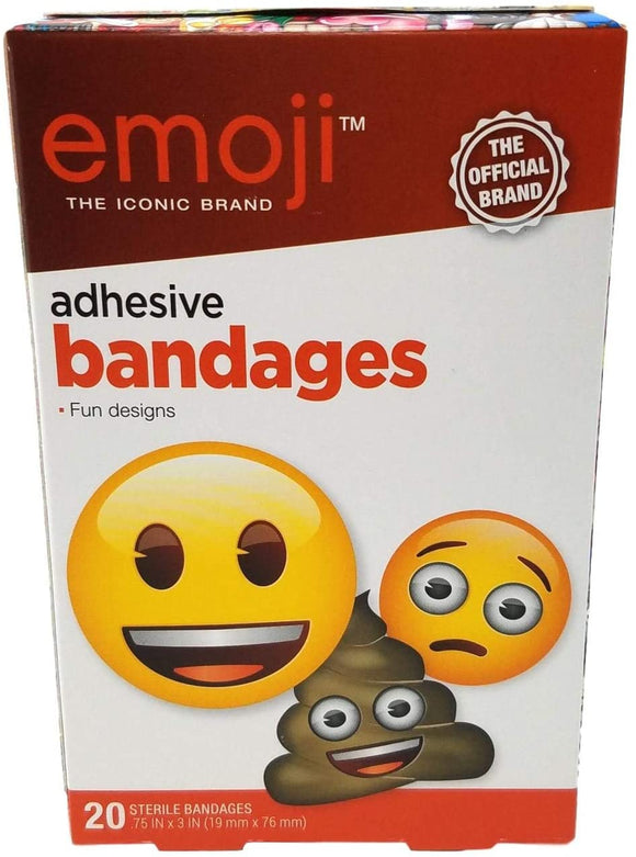 Emoji Adhesive Bandages 20 Count