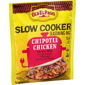 Old El Paso Slow Cooker Chipotle Chicken Seasoning Mix 0.85 oz