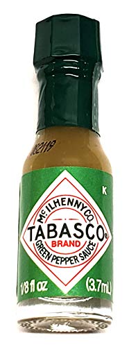 Mini Tabasco Green Jalapeno Pepper Sauce Bottles 1/8 Oz