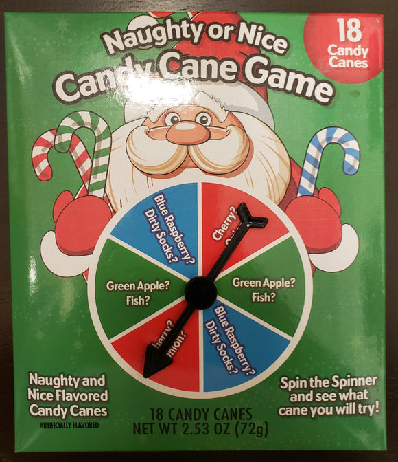 Naughty or Nice Candy Cane Game 18 Pieces