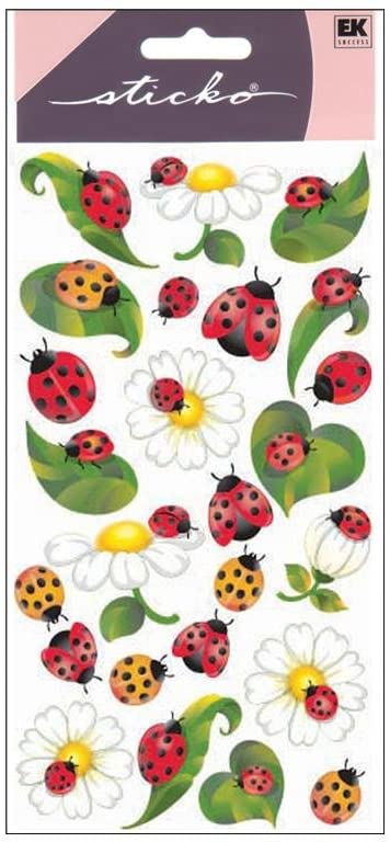 Sticko Ladybug Stickers 3 Pack