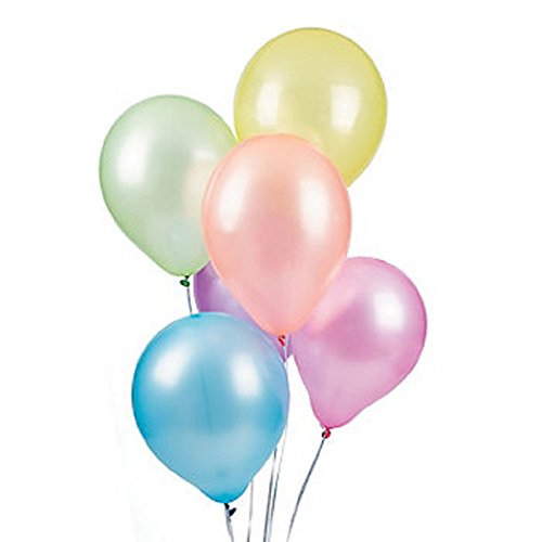 Fun Express Black Light 11 Inch Balloons In Assorted Colors(Bag of 24)