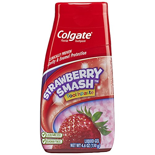 Colgate Fluoride Toothpaste Strawberry Smash Liquid Gel 4.60 oz (Pack of 1)