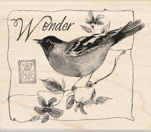 Inkadinkado Wood Stamp, Wonder Bird