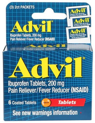 Advil Tablets 200 mg 6 pk