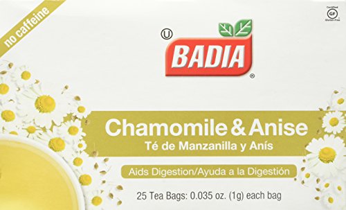 BADIA Tea Chamomile and Anise 25 Bags